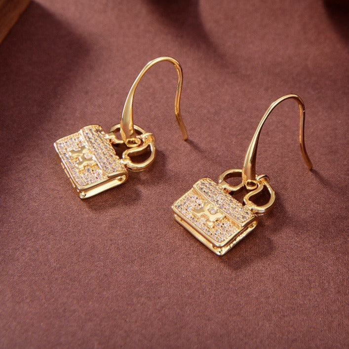 [Clover Jewelery]KELLY DIAMOND EARRINGS