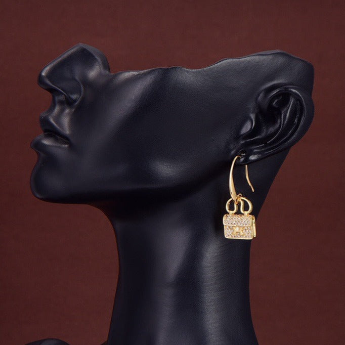 [Clover Jewelery]KELLY DIAMOND EARRINGS