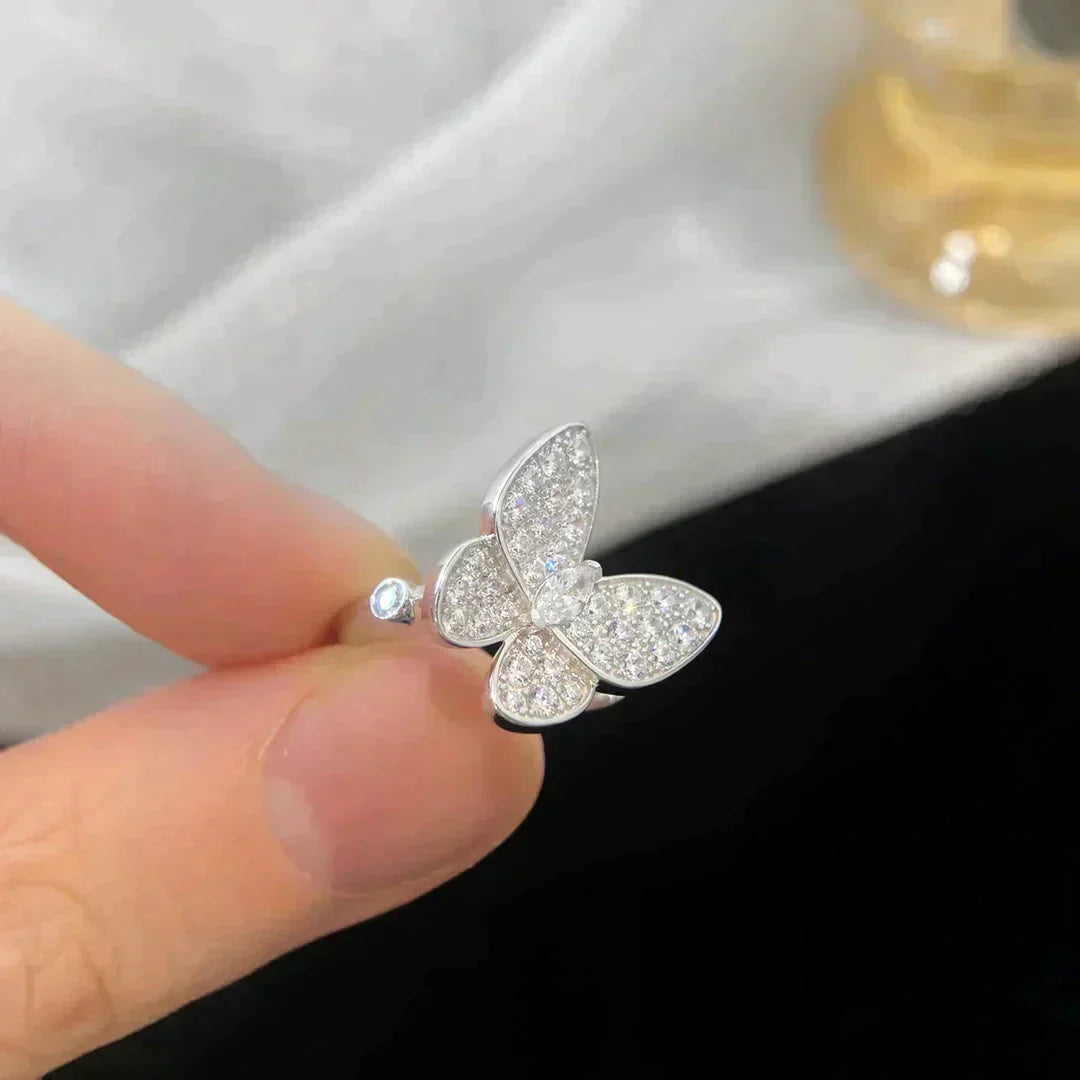 [Clover Jewelery]BUTTERFLY DIAMOND RING