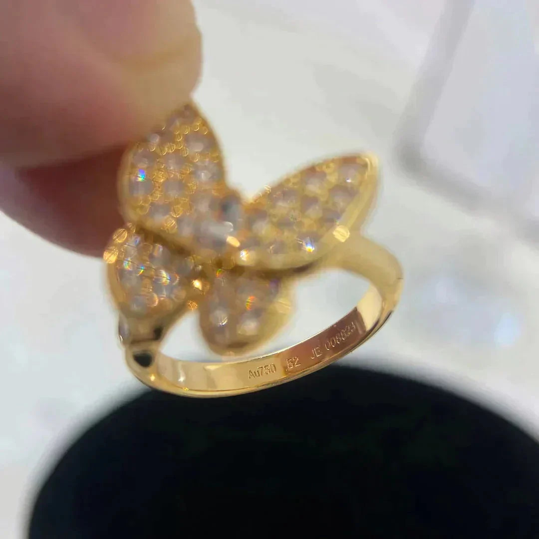 [Clover Jewelery]BUTTERFLY DIAMOND RING