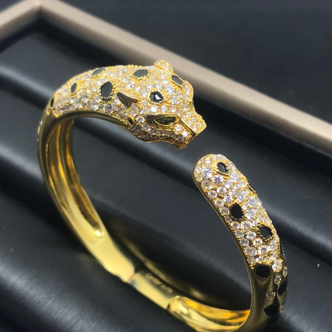 [Clover Jewelery]PANTHERE BIG BRACELET DIAMONDS