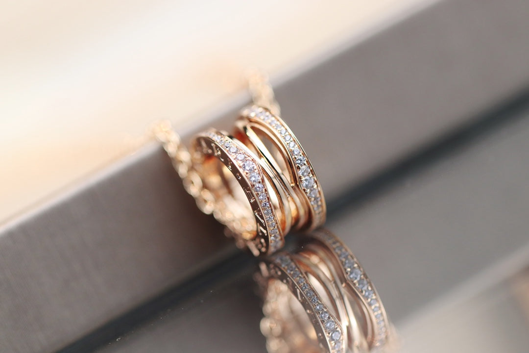 [Clover Jewelery]ZERO 1 PINK GOLD NECKLACE