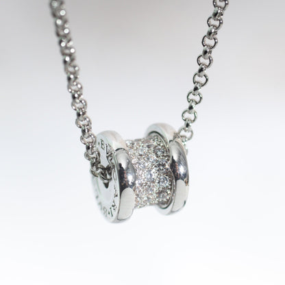 [Clover Jewelery]ZERO 1 SILVER DIAMOND NECKLACE