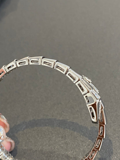 [Clover Jewelery]SERPENTI BRACELET DIAMONDS SILVER