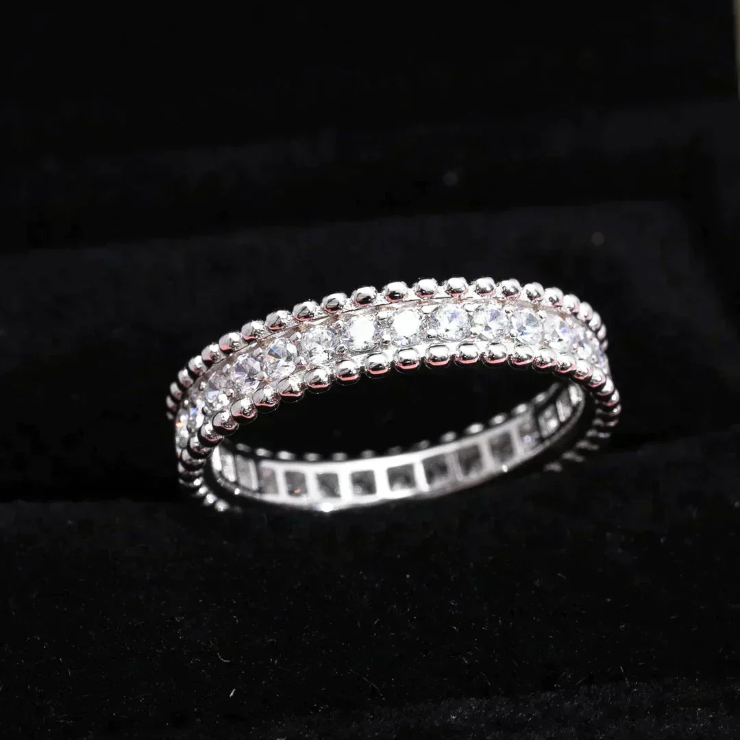 [Clover Jewelery]PERLEE DIAMOND SILVER RING