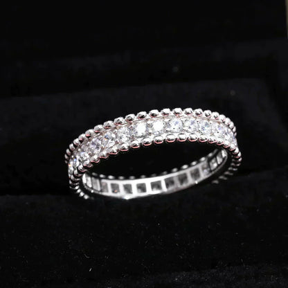 [Clover Jewelery]PERLEE DIAMOND SILVER RING