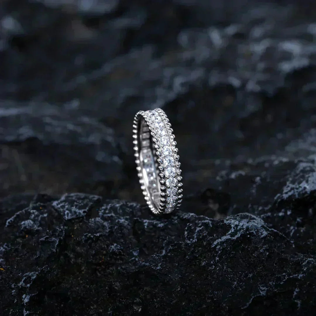 [Clover Jewelery]PERLEE DIAMOND SILVER RING