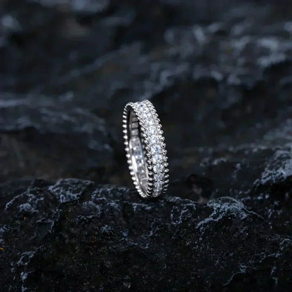 [Clover Jewelery]PERLEE DIAMOND SILVER RING