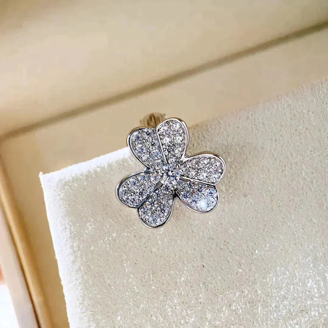 [Clover Jewelery]CLOVER COMOS DIAMOND EARRINGS SILVER