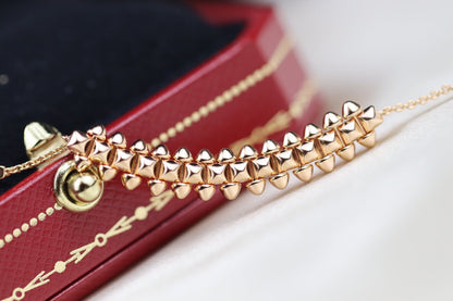 [Clover Jewelery]CLASH PINK GOLD NECKLACE