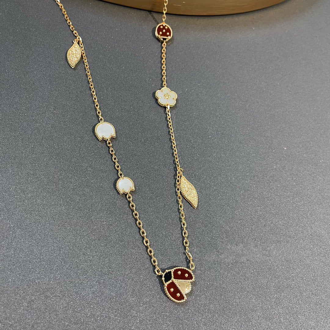 [Clover Jewelery]LUCKY SPRING 15 MOTIFS GOLD NECKLACE