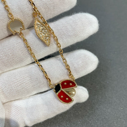 [Clover Jewelery]LUCKY SPRING 15 MOTIFS GOLD NECKLACE