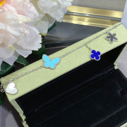 [Clover Jewelery]LUCKY SPRING SILVER BRACELET 4 MOTIF