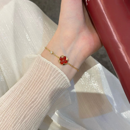 [Clover Jewelery]SUN PEDANT CARNELIAN BRACELET