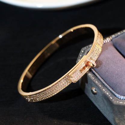 [Clover Jewelery]KELLY BRACELET DIAMOND PAVED