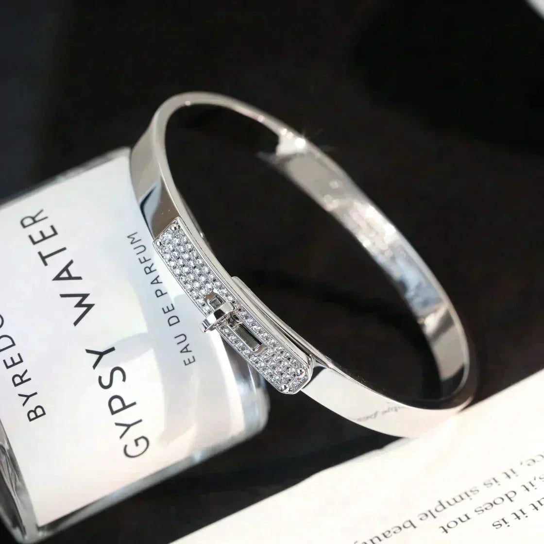[Clover Jewelery]KELLY SILVER DIAMOND BRACELET