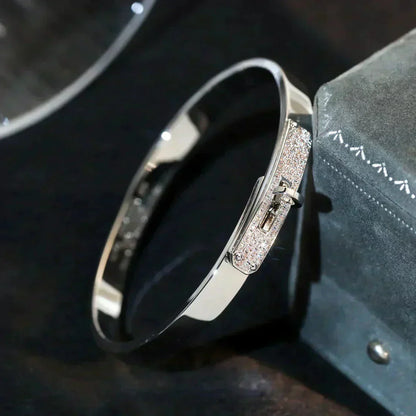 [Clover Jewelery]KELLY SILVER DIAMOND BRACELET