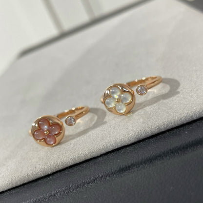 [Clover Jewelery]SUN 1 DIAMOND PINK MOP RING