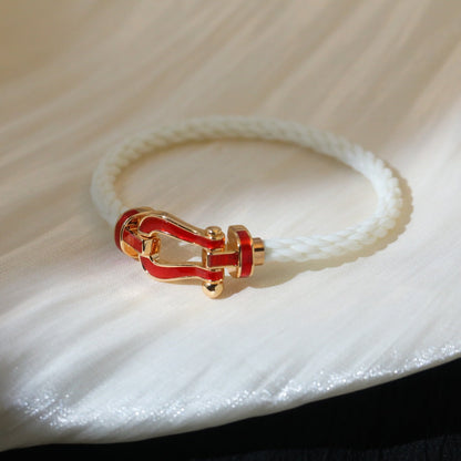 [Clover Jewelery]FORCE 10 WHITE TEXTILE DIAMOND PAVED