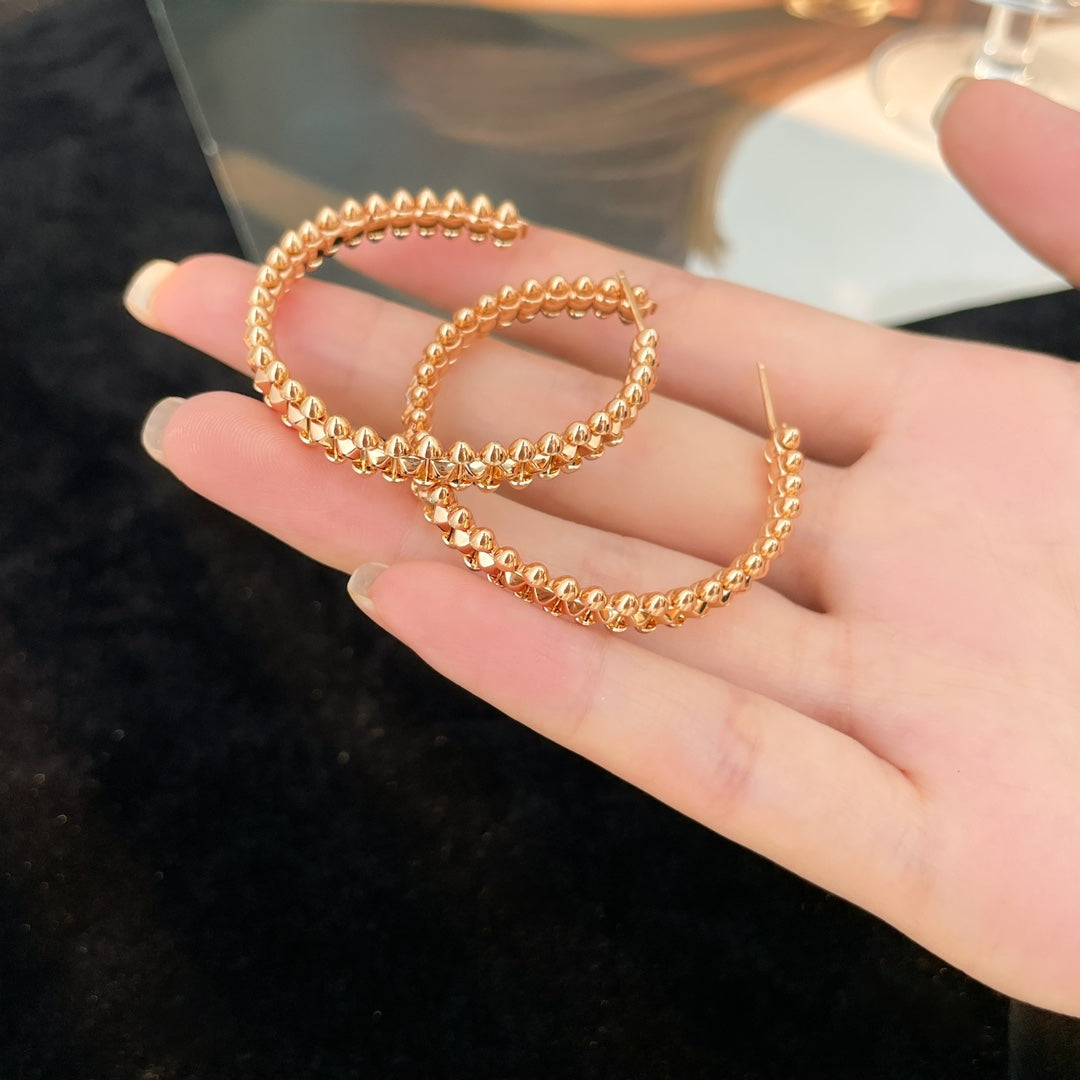[Clover Jewelery]CLASH HOOP EARRINGS