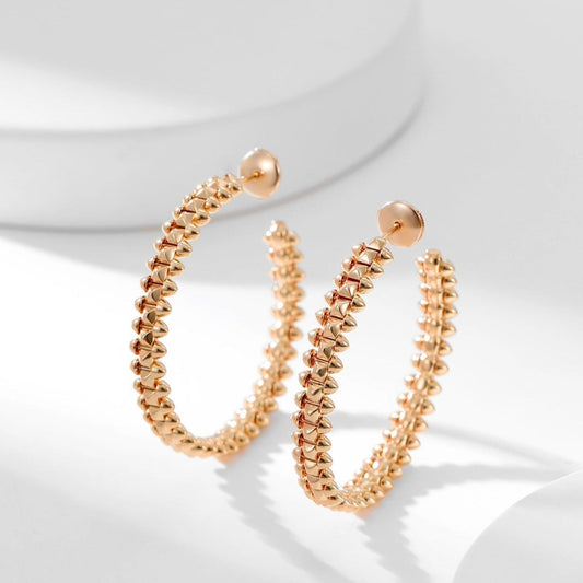 [Clover Jewelery]CLASH HOOP EARRINGS