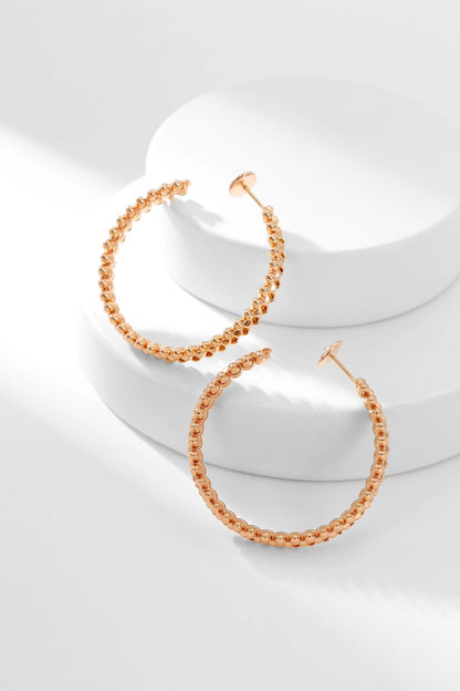 [Clover Jewelery]CLASH HOOP EARRINGS