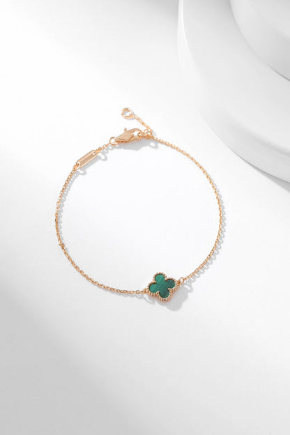 [Clover Jewelery]CLOVER BRACELET MALACHITE 1 MOTIF