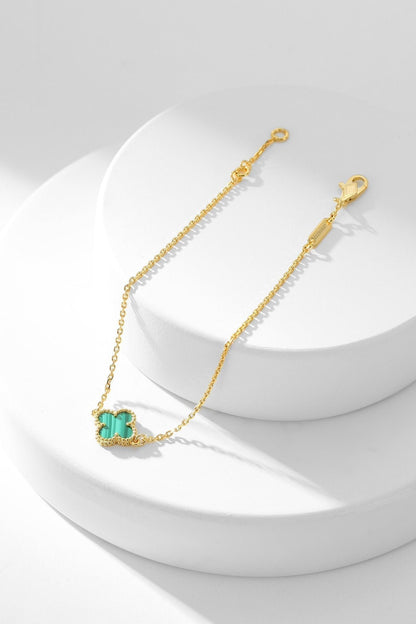 [Clover Jewelery]CLOVER BRACELET MALACHITE 1 MOTIF