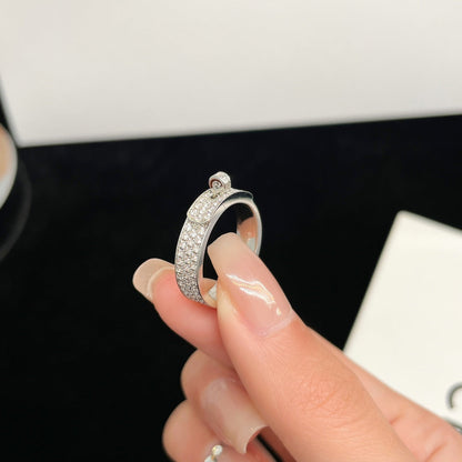 [Clover Jewelery]KELLY SILVER DIAMOND RING