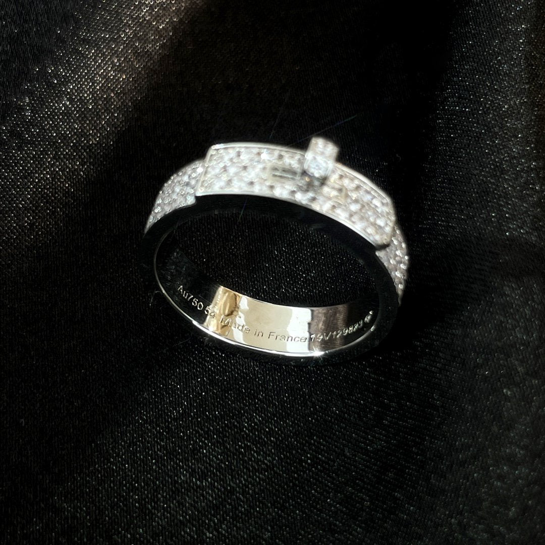 [Clover Jewelery]KELLY SILVER DIAMOND RING