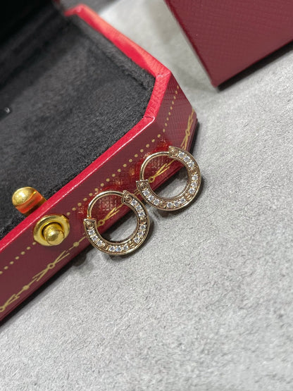 [Clover Jewelery]LOVE DIAMOND EARRINGS