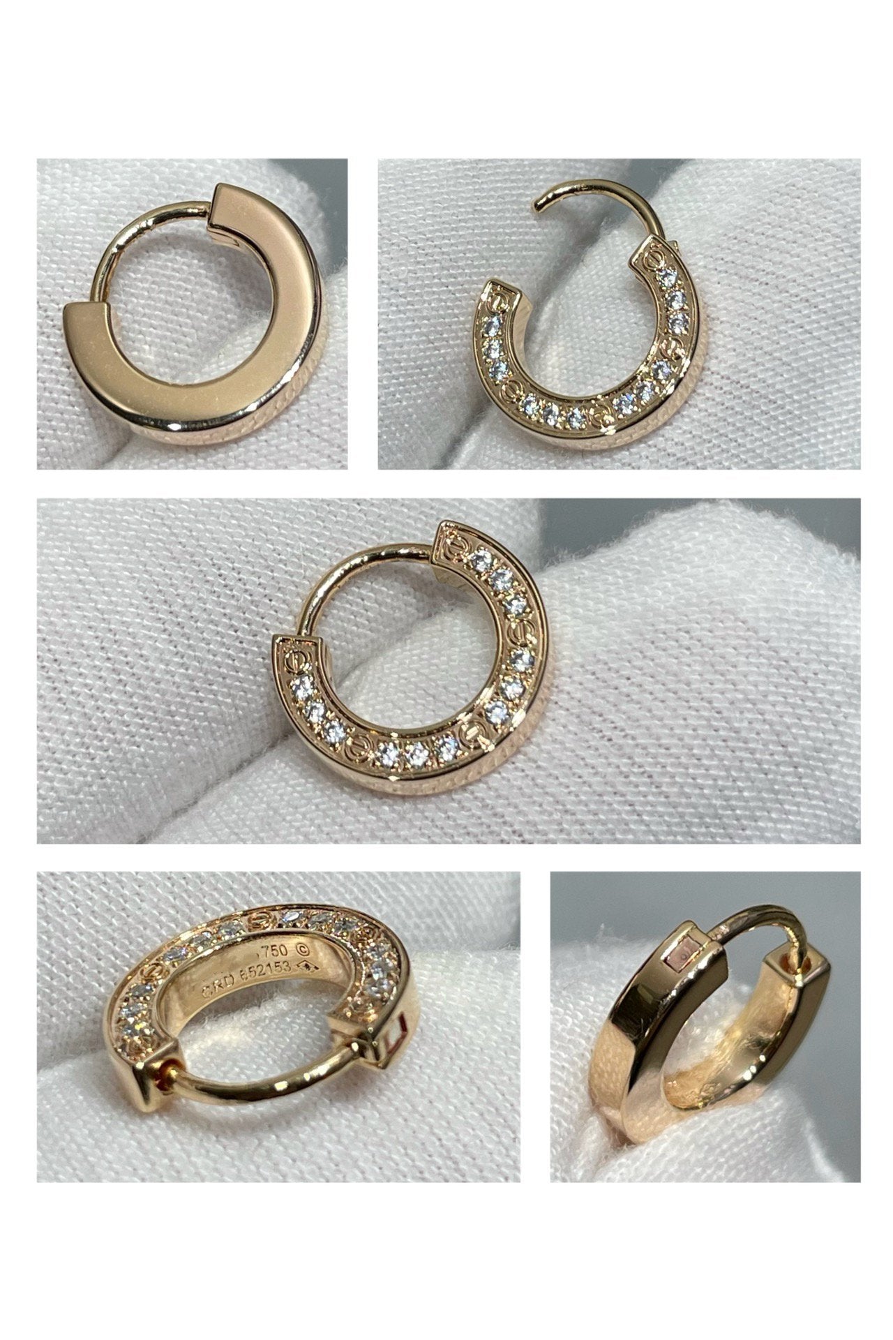 [Clover Jewelery]LOVE DIAMOND EARRINGS