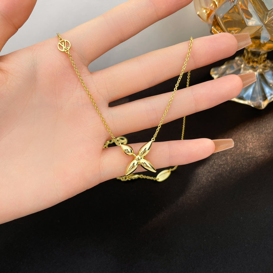 [Clover Jewelery]LOUISETTE GOLD NECKLACE