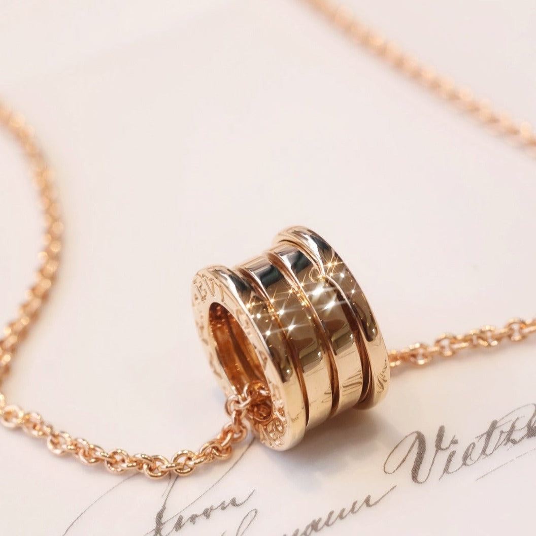 [Clover Jewelery]ZERO 1 PINK GOLD NECKLACE