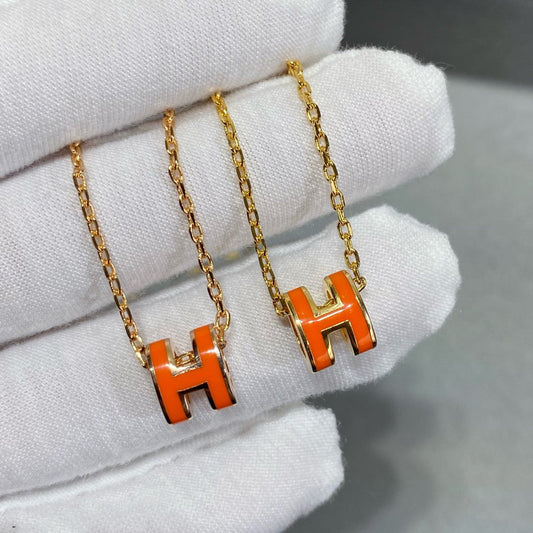 [Clover Jewelery]MINI POP H NECKLACE