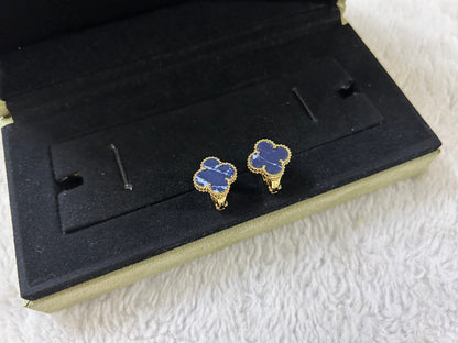 [Clover Jewelery]CLOVER PIETERSITE MEDIUM STUD EARRINGS