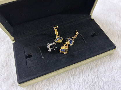 [Clover Jewelery]CLOVER PIETERSITE MEDIUM STUD EARRINGS