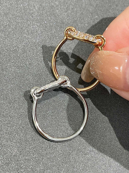 [Clover Jewelery]RONDE SMALL DIAMOND RING