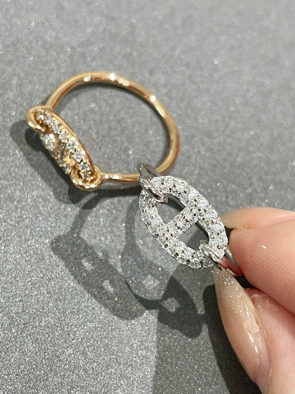 [Clover Jewelery]RONDE SMALL DIAMOND RING