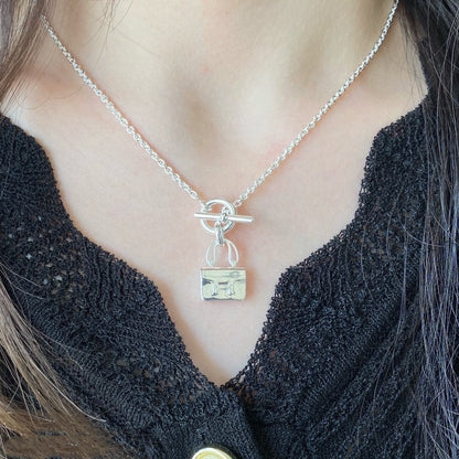 [Clover Jewelery]CONSTANCE PEDANT SILVER NECKLACE