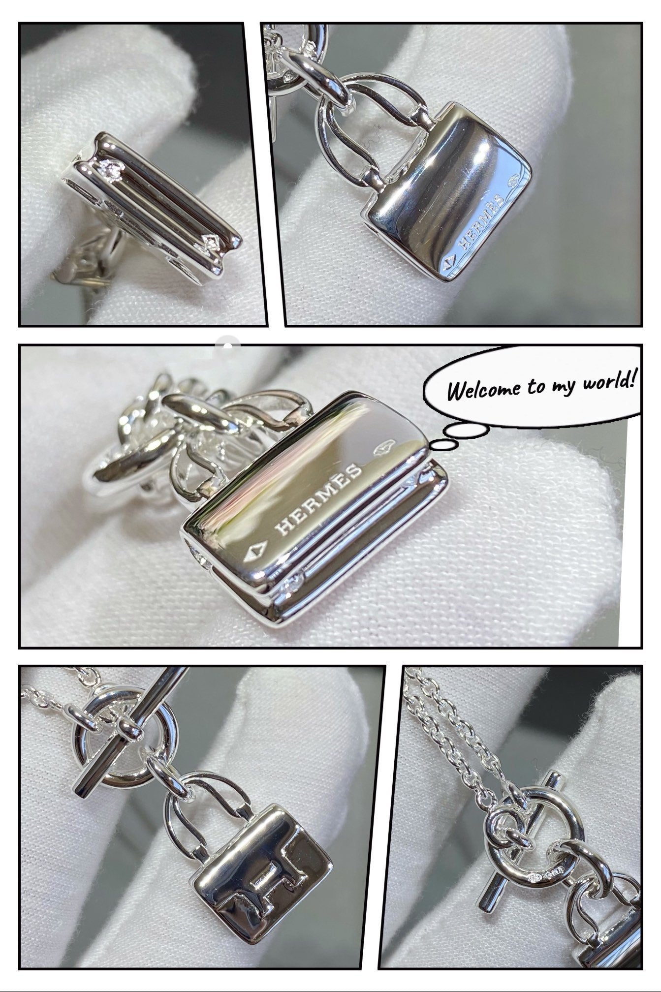 [Clover Jewelery]CONSTANCE PEDANT SILVER NECKLACE
