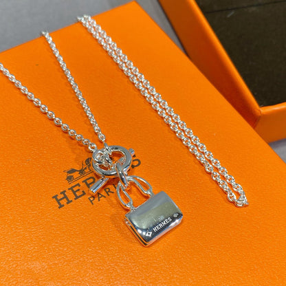 [Clover Jewelery]CONSTANCE PEDANT SILVER NECKLACE