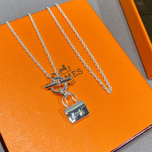 [Clover Jewelery]CONSTANCE PEDANT SILVER NECKLACE