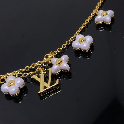 [Clover Jewelery]LOGO 6 MOTIF STAR AND SUN GOLD BRACELET