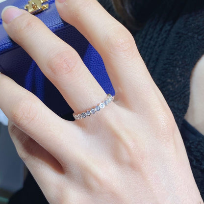 [Clover Jewelery]BEE LOVE DIAMOND PAVED SMALL RING