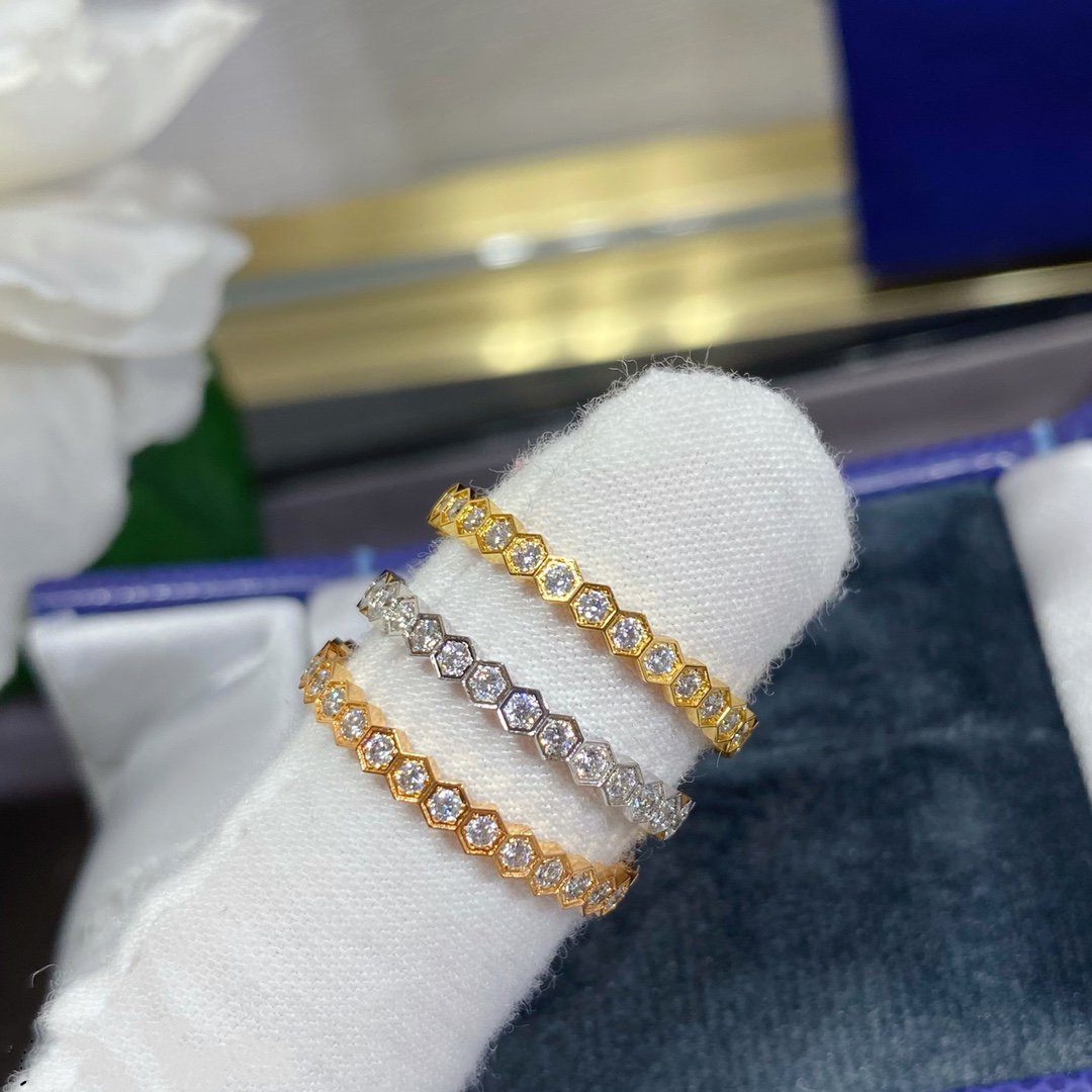 [Clover Jewelery]BEE LOVE DIAMOND PAVED SMALL RING