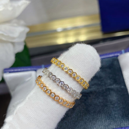 [Clover Jewelery]BEE LOVE DIAMOND PAVED SMALL RING