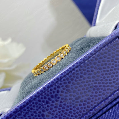 [Clover Jewelery]BEE LOVE DIAMOND PAVED SMALL RING
