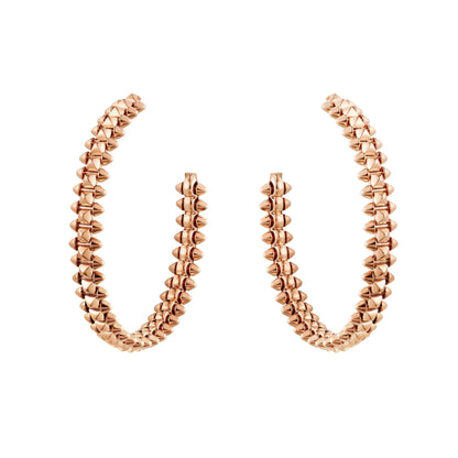 [Clover Jewelery]CLASH LARGE HOOP EARRINGS