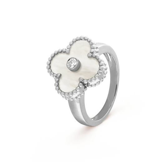 [Clover Jewelery]CLOVER SILVER MOP DIAMOND RING